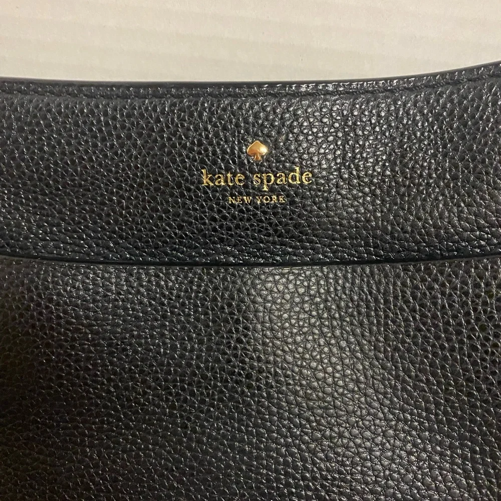 kate spade Black Pebbled Leather Orchard Street Crossbody